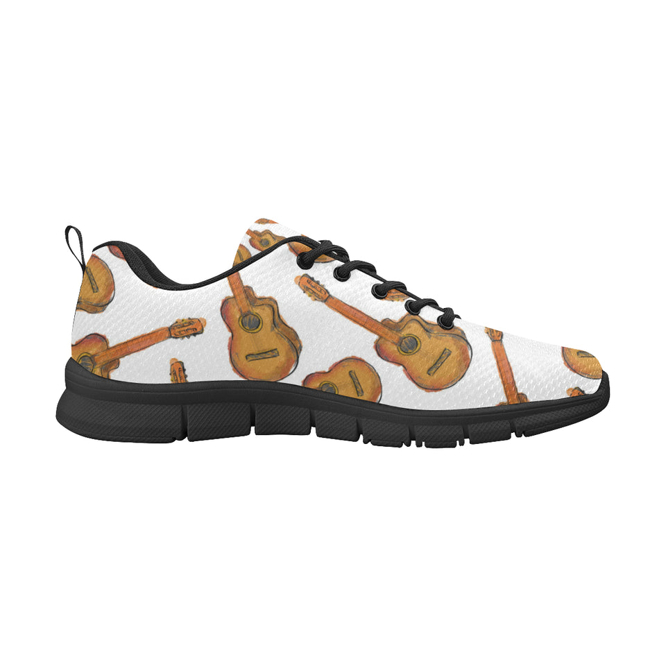 Paint Guitar Pattern Men's Sneaker Shoes