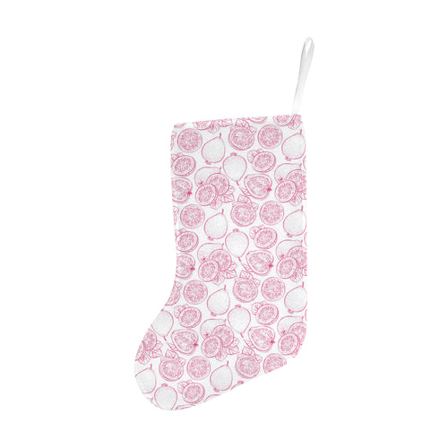 Sketch guava pattern Christmas Stocking
