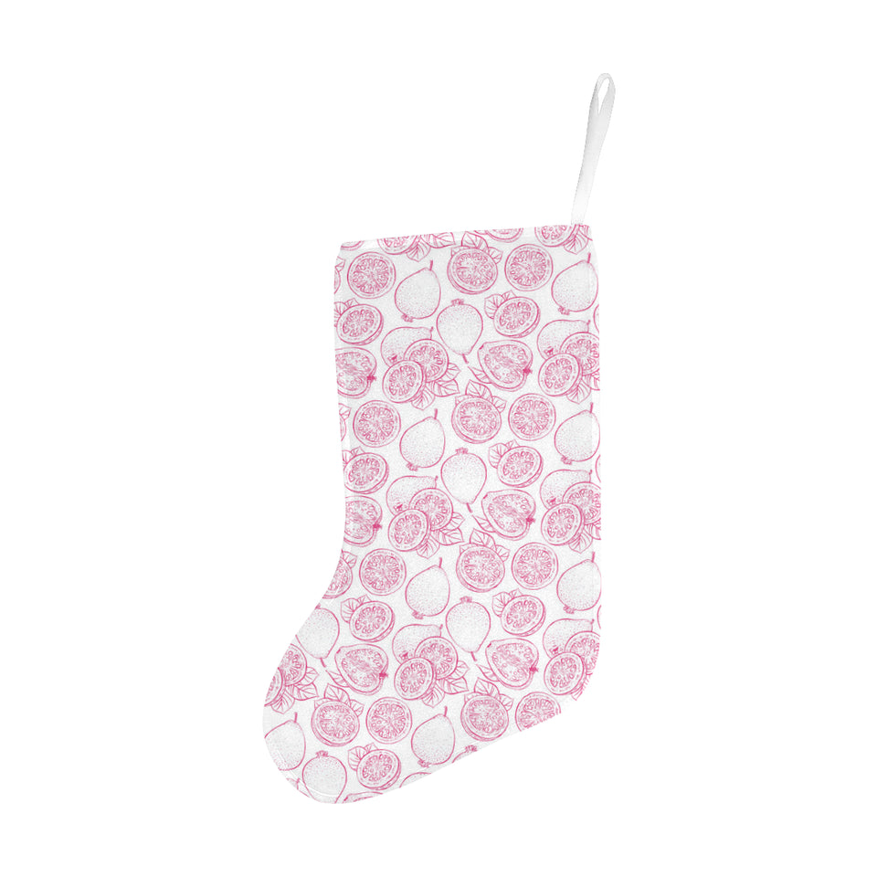 Sketch guava pattern Christmas Stocking