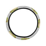 Sandwich Pattern Print Design 05 Car Steering Wheel Cover