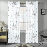 Cute goat design pattern Gauze Curtain