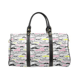 Mustache Beard Pattern Print Design 02 Travel Bag