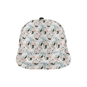 cute mermaid pattern All Over Print Snapback Cap