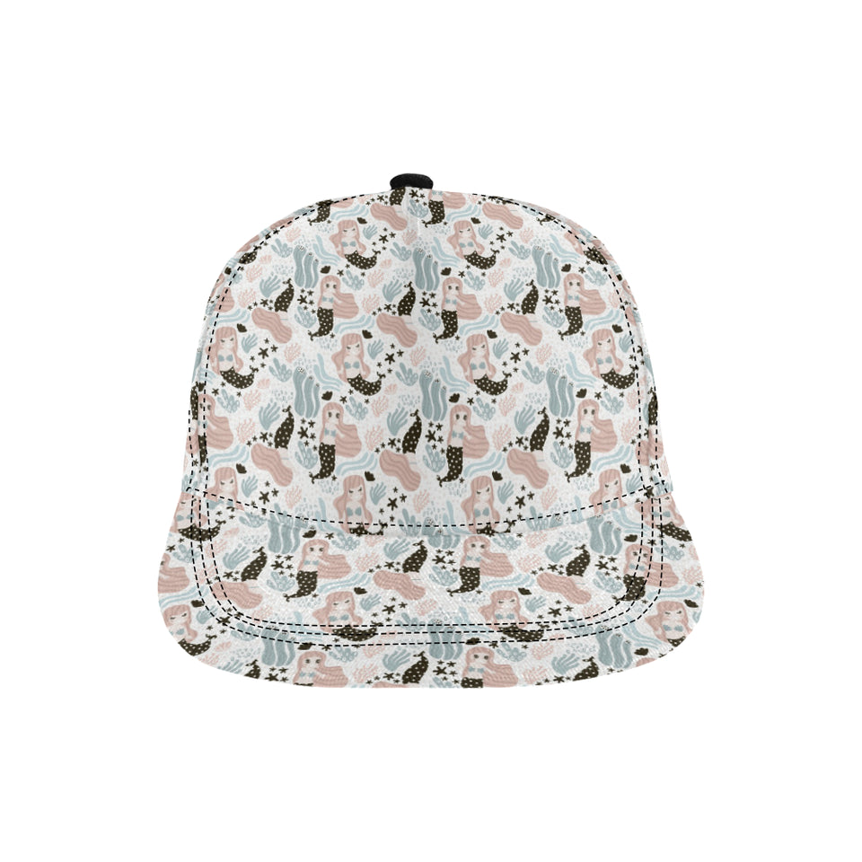 cute mermaid pattern All Over Print Snapback Cap