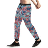 Hand drawn colorful starfish Unisex Casual Sweatpants
