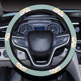 Cute hamster cheese pattern Car Steering Wheel Cover