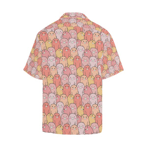 Pig Pattern Print Design 04 Men's All Over Print Hawaiian Shirt (Model T58)