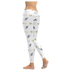 Cute helicopter star pattern Women's Legging Fulfilled In US