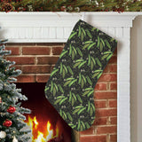 Green Peas Pattern Print Design 02 Christmas Stocking