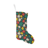 Canabis Marijuana Weed Pattern Print Design 02 Christmas Stocking