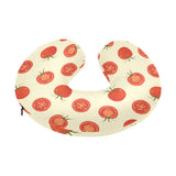 Tomato dot background U-Shaped Travel Neck Pillow