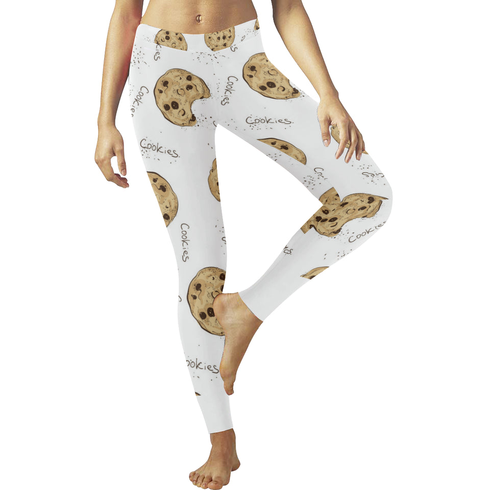 Sketch style cookie pattern Women's Legging Fulfilled In US