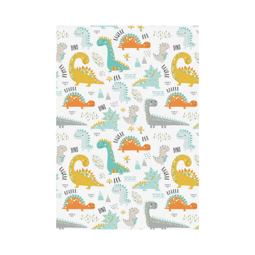 Cute funny kids dinosaurs pattern House Flag Garden Flag