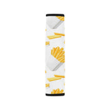 French fries white paper box pattern Car Seat Belt Cover