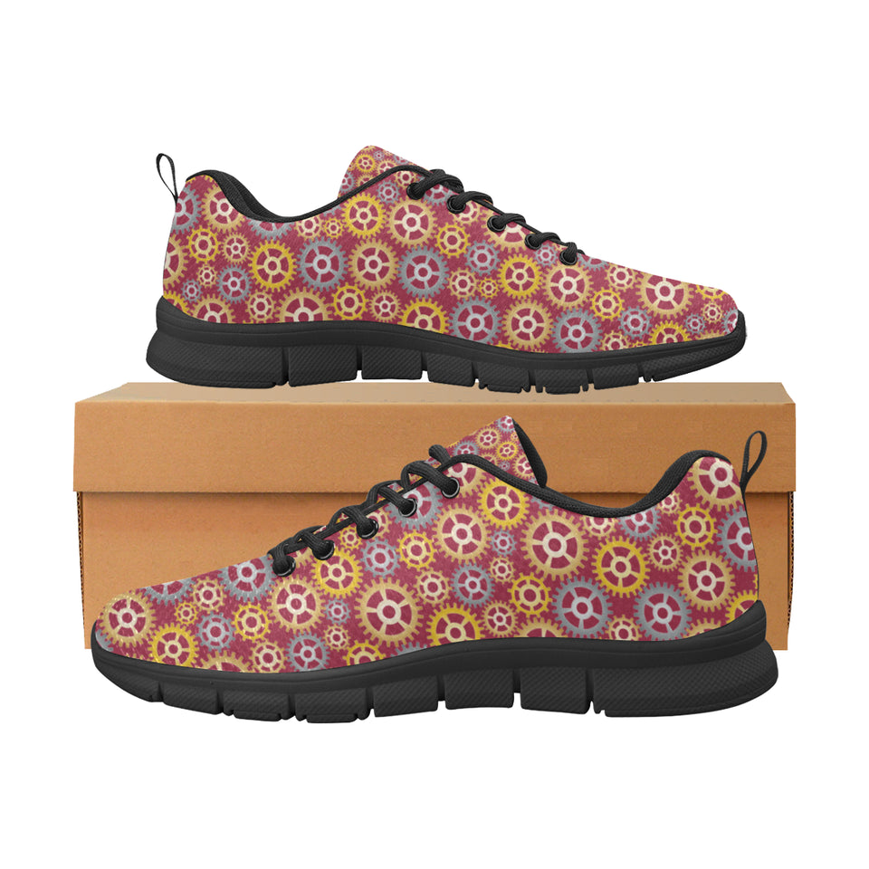 Gear Pattern Print Design 04 Women's Sneaker Shoes