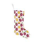 Passion fruit design pattern Christmas Stocking