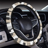 Piano Pattern Print Design 04 Car Steering Wheel Cover