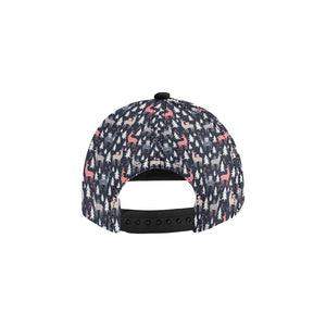 Deers Winter Christmas pattern All Over Print Snapback Cap