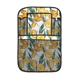 yellow tulips pattern Car Seat Back Organizer