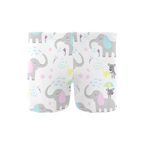 Cute elephant mouse pattern Men's Swimming Trunks