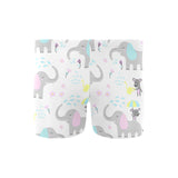 Cute elephant mouse pattern Men's Swimming Trunks