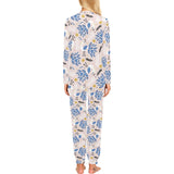 Cute peacock pattern Women's All Over Print Pajama Set
