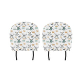 windmill pattern Car Headrest Cover