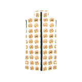 Hamburger Pattern Print Design 04 Women's Padded Vest