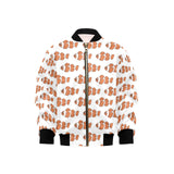 Clown Fish Pattern Print Design 05 Kids' Boys' Girls' Bomber Jacket