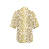 Rose Pattern Print Design 05 Women's All Over Print Hawaiian Shirt