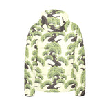 Bonsai pattern Kids' Boys' Girls' Padded Hooded Jacket