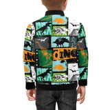 dinosaurs print pattern Kids' Boys' Girls' Bomber Jacket