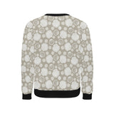 Scallop shell pattern Men's Crew Neck Sweatshirt