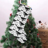 Black whale pattern Christmas Stocking