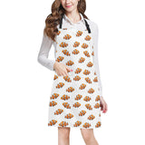 Clown Fish Pattern Print Design 03 All Over Print Adjustable Apron