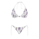 lavender flower design pattern Sexy Bikinis Two-Piece Swimsuits