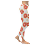 Grapefruit pattern Women's Legging Fulfilled In US
