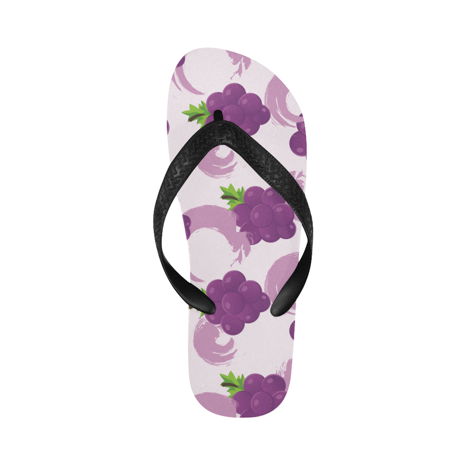 Cute Grape pattern Unisex Flip Flops