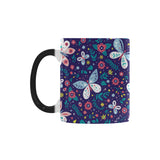Colorful butterfly flower pattern.eps Morphing Mug Heat Changing Mug