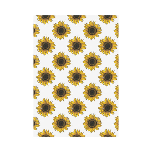 sunflowers design pattern House Flag Garden Flag