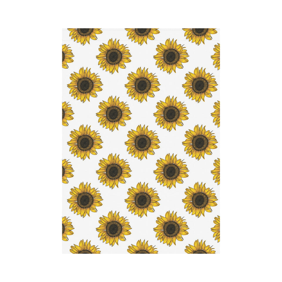 sunflowers design pattern House Flag Garden Flag