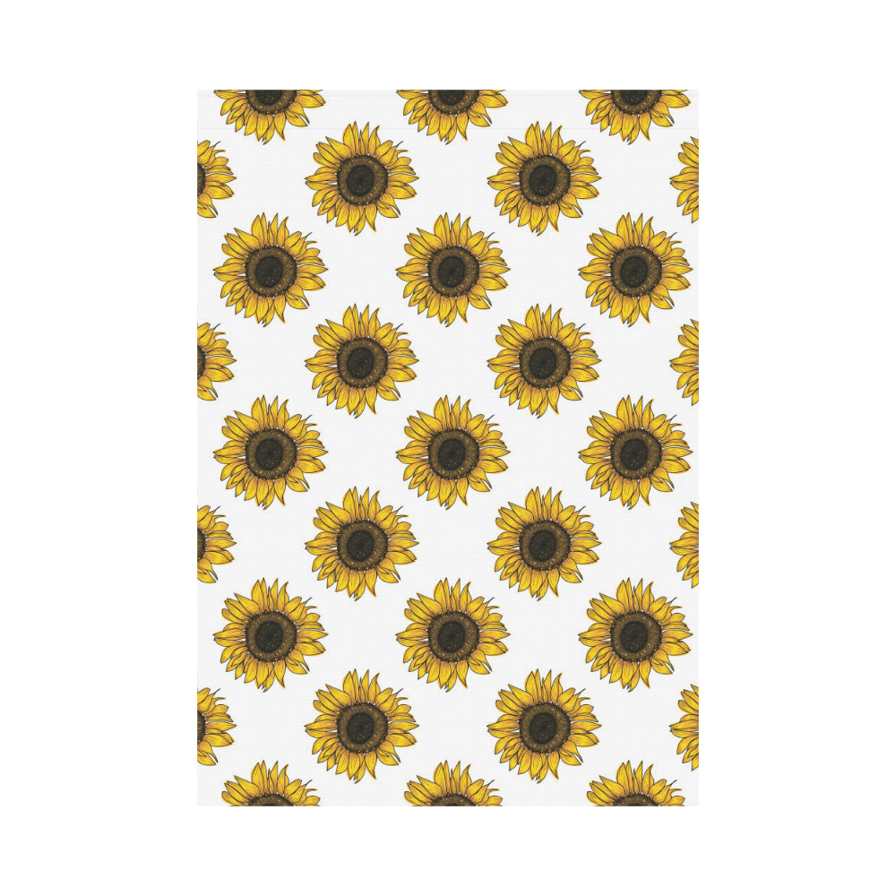 sunflowers design pattern House Flag Garden Flag