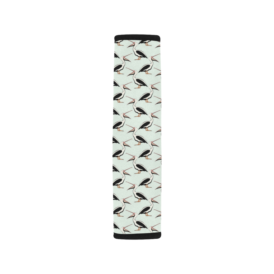 Pelican Pattern Print Design 02 Car Seat Belt Cover