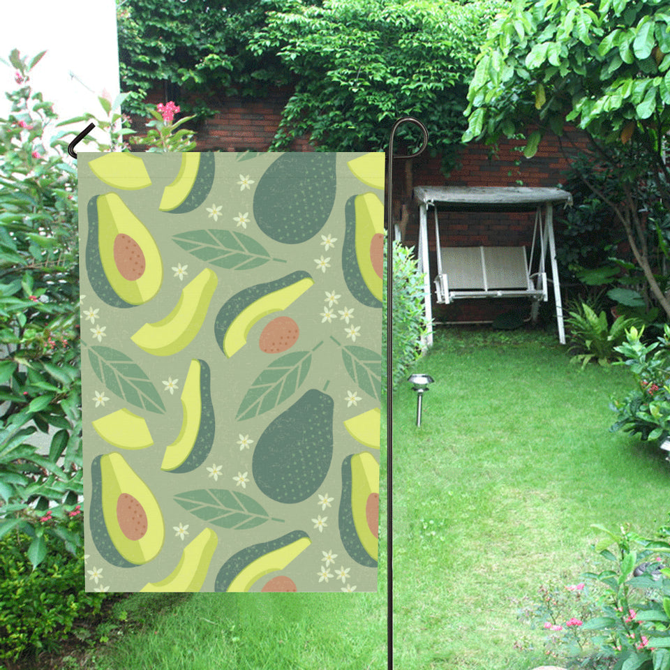 Avocado pattern House Flag Garden Flag