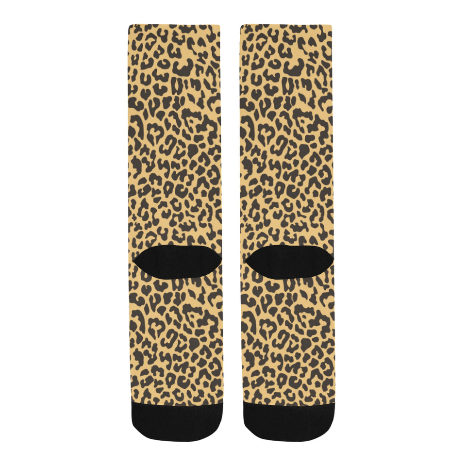 Leopard skin print Crew Socks