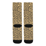 Leopard skin print Crew Socks