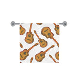 Paint Guitar Pattern Bath Towel