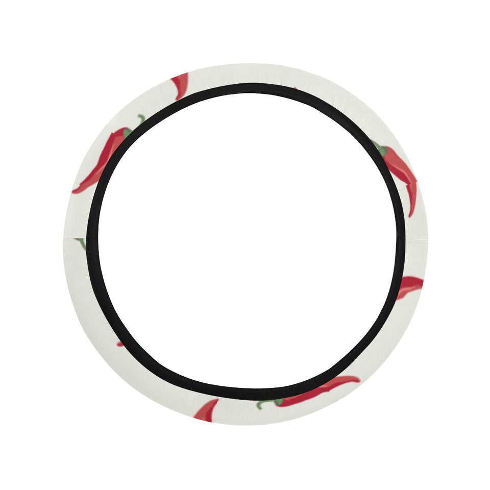 Chili peppers pattern Car Steering Wheel Cover