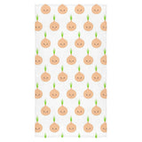 cute onions smiling faces Bath Towel