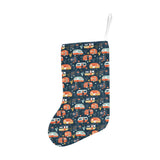 Camper Van Pattern Print Design 05 Christmas Stocking